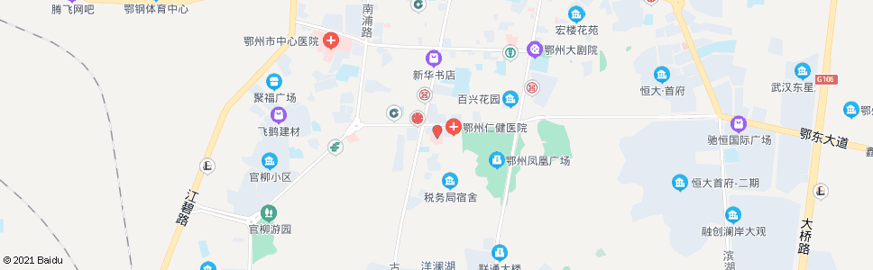 鄂州市中医医院_公交站地图_鄂州公交_妙搜公交查询2024