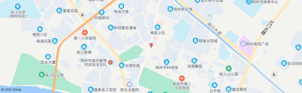 荆州塔桥路转盘_公交站地图_荆州公交_妙搜公交查询2024