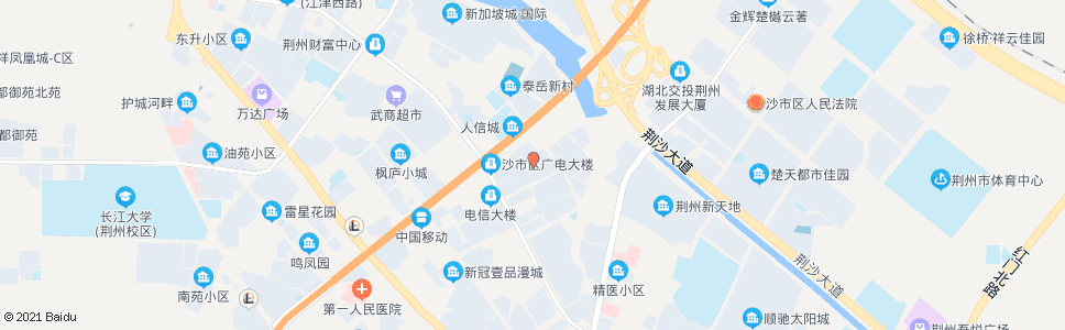 荆州市政府_公交站地图_荆州公交_妙搜公交查询2024