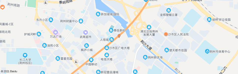 荆州市报社_公交站地图_荆州公交_妙搜公交查询2024