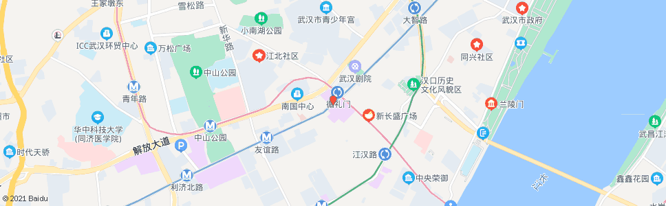 武汉京汉大道地铁循礼门站_公交站地图_武汉公交_妙搜公交查询2024