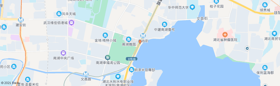 武汉珞狮路北港村_公交站地图_武汉公交_妙搜公交查询2024