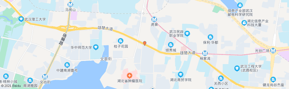 武汉雄楚大道brt卓刀泉南路站_公交站地图_武汉公交_妙搜公交查询2024