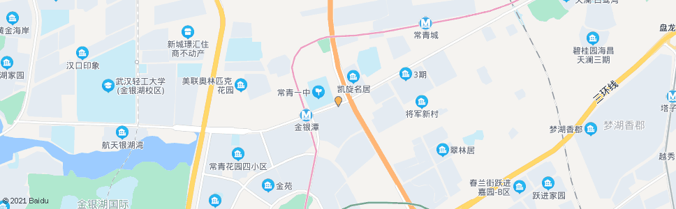 武汉金银潭大道姑李路_公交站地图_武汉公交_妙搜公交查询2024