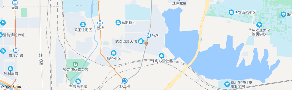 武汉野芷湖西路保利心语公交场站_公交站地图_武汉公交_妙搜公交查询2024