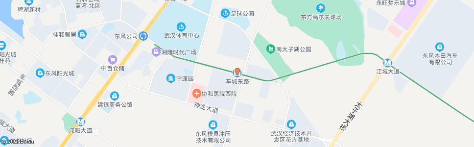 武汉车城东路地铁车城东路站_公交站地图_武汉公交_妙搜公交查询2024