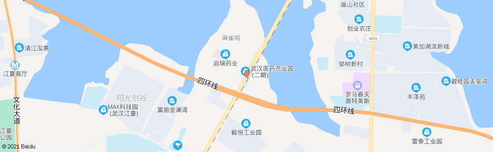 武汉阳光大道城际铁路普安站_公交站地图_武汉公交_妙搜公交查询2024