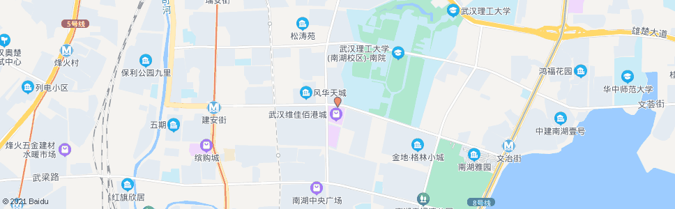 武汉文治街丁字桥南路_公交站地图_武汉公交_妙搜公交查询2024