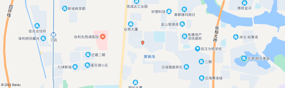 武汉三店中路鑫海花城_公交站地图_武汉公交_妙搜公交查询2024