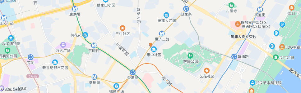 武汉建设大道惠济一路_公交站地图_武汉公交_妙搜公交查询2024