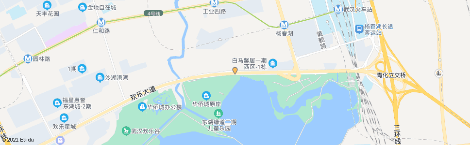 武汉欢乐大道和平村_公交站地图_武汉公交_妙搜公交查询2024