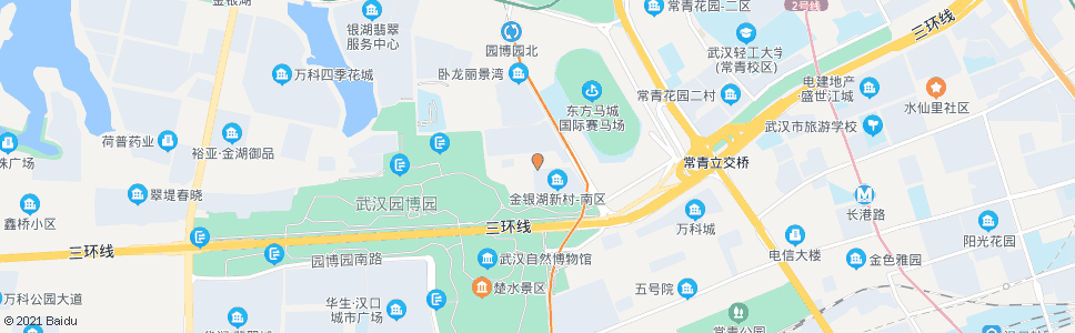 武汉金银湖南街金银湖新村_公交站地图_武汉公交_妙搜公交查询2024