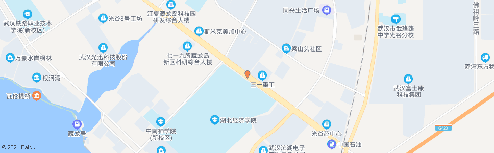 武汉光谷大道程杨湾_公交站地图_武汉公交_妙搜公交查询2024