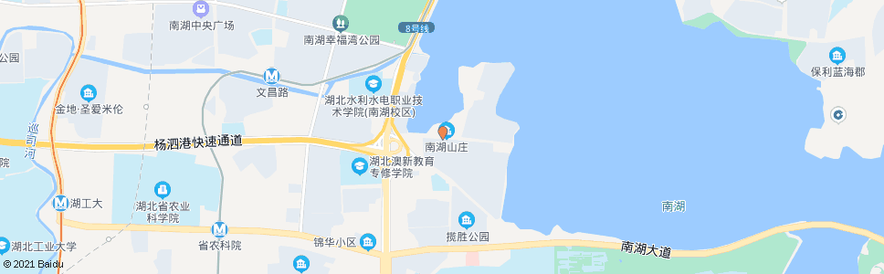 武汉南湖西路狮子山北路_公交站地图_武汉公交_妙搜公交查询2024