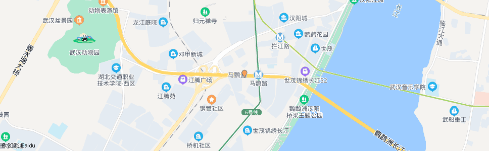 武汉马鹦路鹦鹉大道口_公交站地图_武汉公交_妙搜公交查询2024