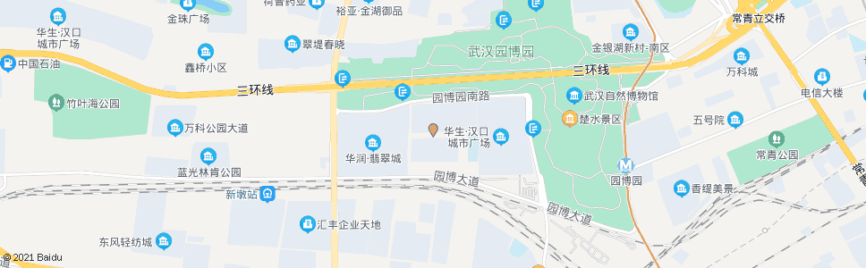 武汉城华路紫润明苑_公交站地图_武汉公交_妙搜公交查询2024