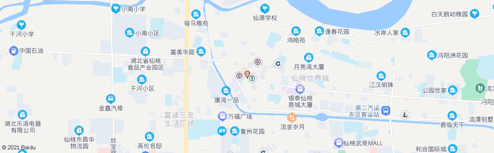 仙桃市三医院_公交站地图_仙桃公交_妙搜公交查询2024