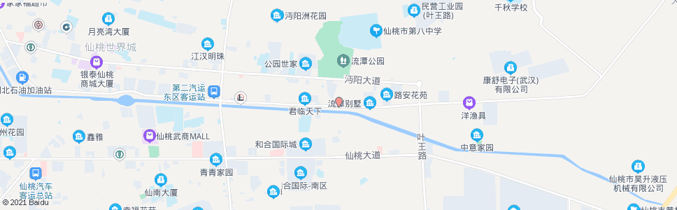 仙桃刘潭闸_公交站地图_仙桃公交_妙搜公交查询2024