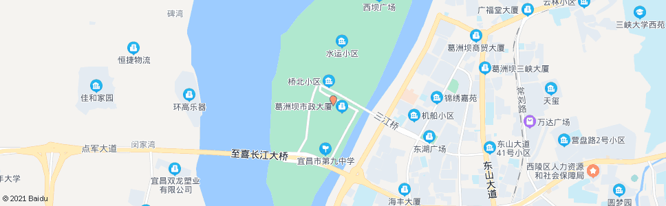 宜昌建设路_公交站地图_宜昌公交_妙搜公交查询2024