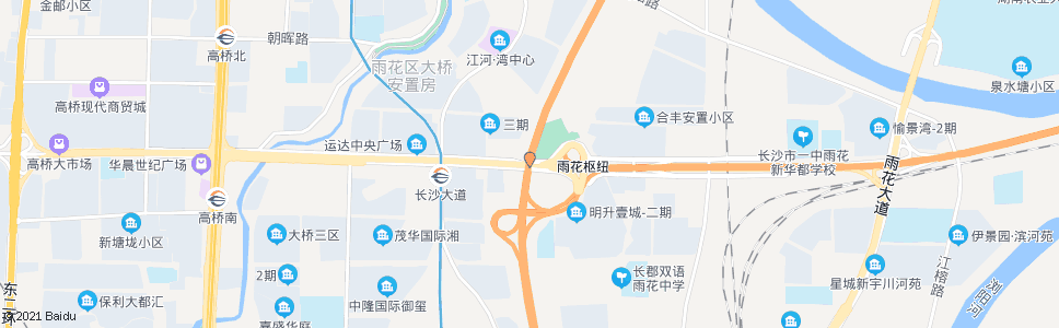 长沙环保大道京珠高速路口_公交站地图_长沙公交_妙搜公交查询2024