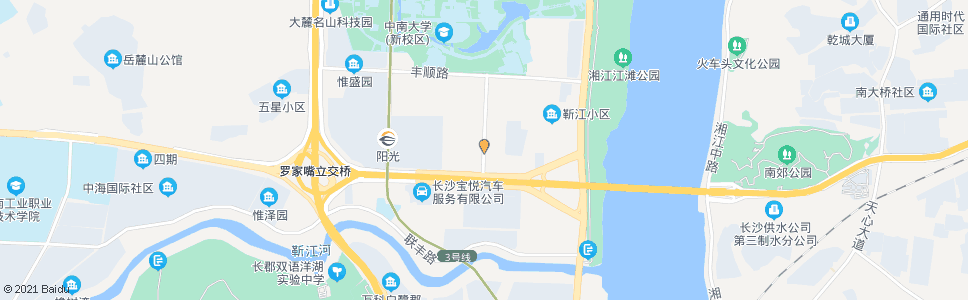 长沙麻园路南二环路口_公交站地图_长沙公交_妙搜公交查询2024