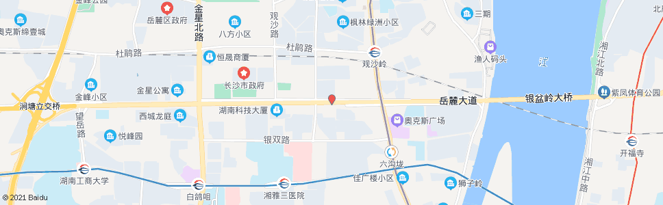 长沙大路坪_公交站地图_长沙公交_妙搜公交查询2024