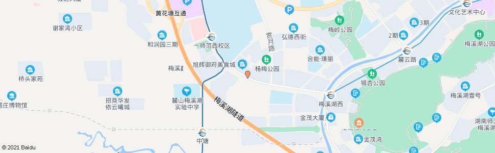 长沙东方红路听雨路口_公交站地图_长沙公交_妙搜公交查询2024