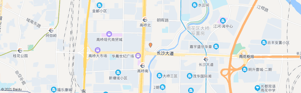 长沙长沙大道口(高桥建材批发城)_公交站地图_长沙公交_妙搜公交查询2024