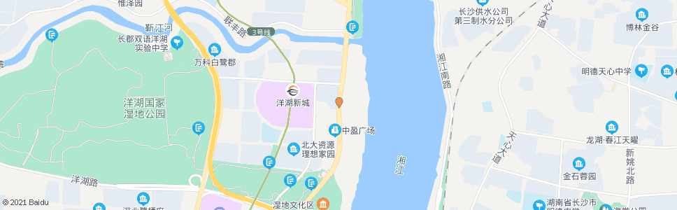 长沙潇湘大道滨河路口_公交站地图_长沙公交_妙搜公交查询2024