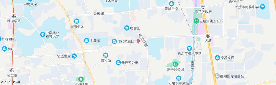 长沙木莲路洞井路口_公交站地图_长沙公交_妙搜公交查询2024