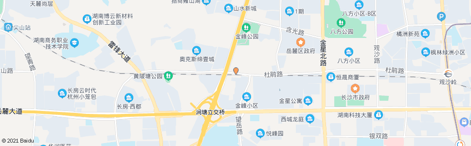 长沙杜鹃路西二环路口_公交站地图_长沙公交_妙搜公交查询2024