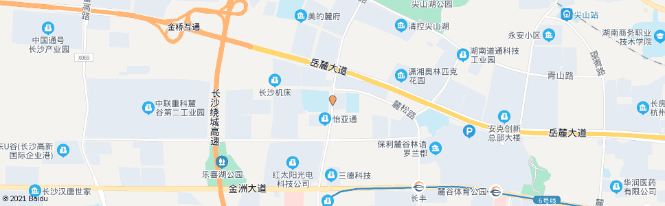 长沙东方红路麓松路口_公交站地图_长沙公交_妙搜公交查询2024