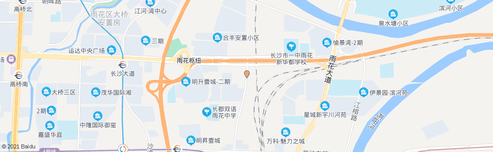 长沙花侯路长沙大道路口_公交站地图_长沙公交_妙搜公交查询2024