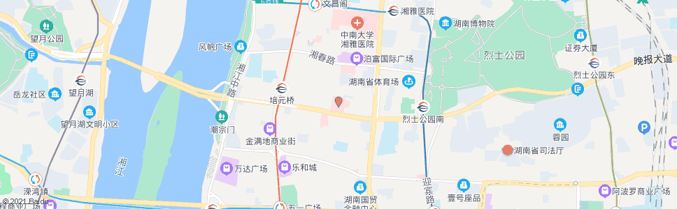 长沙市一医院_公交站地图_长沙公交_妙搜公交查询2024