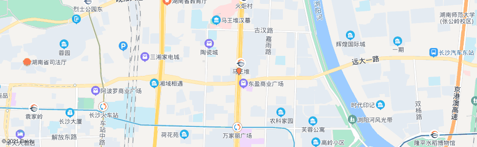 长沙马王堆汽配大市场_公交站地图_长沙公交_妙搜公交查询2024