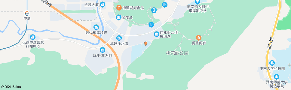 长沙梅溪湖小学_公交站地图_长沙公交_妙搜公交查询2024