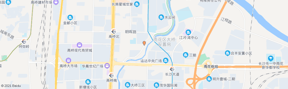 长沙浏阳河大道民主路口_公交站地图_长沙公交_妙搜公交查询2024