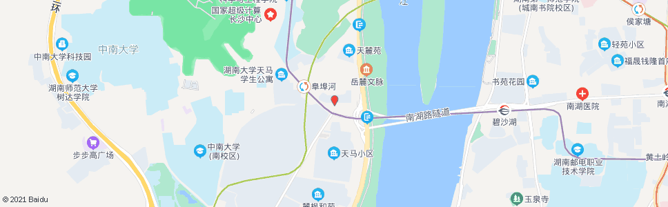 长沙锦绣潇湘(阜埠河路)_公交站地图_长沙公交_妙搜公交查询2024