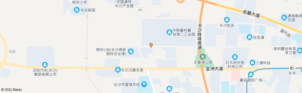 长沙林语路雷高路口_公交站地图_长沙公交_妙搜公交查询2024