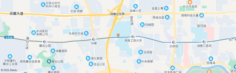 长沙商学院南门_公交站地图_长沙公交_妙搜公交查询2024