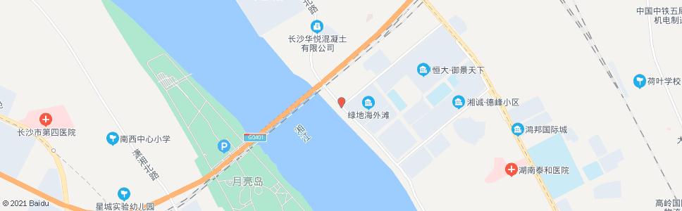 长沙湘江路高冲路口_公交站地图_长沙公交_妙搜公交查询2024