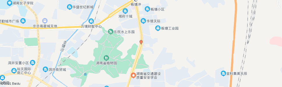 长沙天际岭隧道北_公交站地图_长沙公交_妙搜公交查询2024