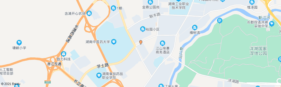 长沙象嘴路学士路口(洋湖时代)_公交站地图_长沙公交_妙搜公交查询2024