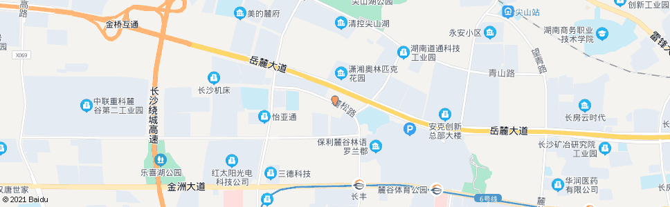 长沙麓松路佳园路口_公交站地图_长沙公交_妙搜公交查询2024