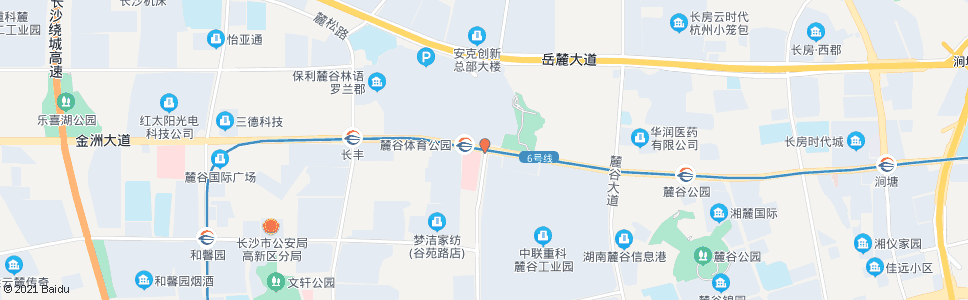 长沙麓云路桐梓坡路口_公交站地图_长沙公交_妙搜公交查询2024