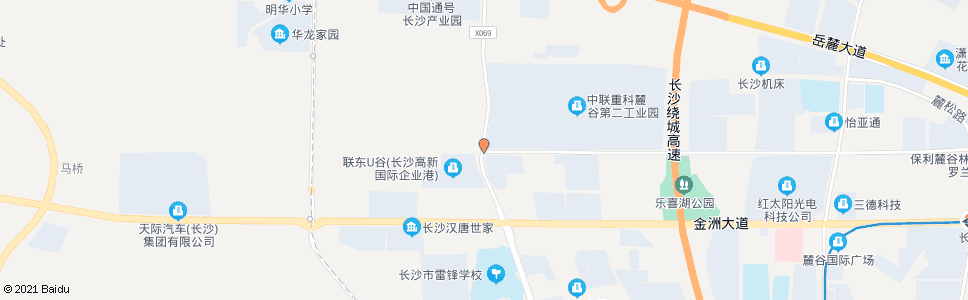 长沙望雷路林语路口_公交站地图_长沙公交_妙搜公交查询2024