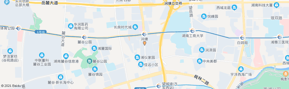 长沙玉兰路枫林路口(西站地铁口)_公交站地图_长沙公交_妙搜公交查询2024