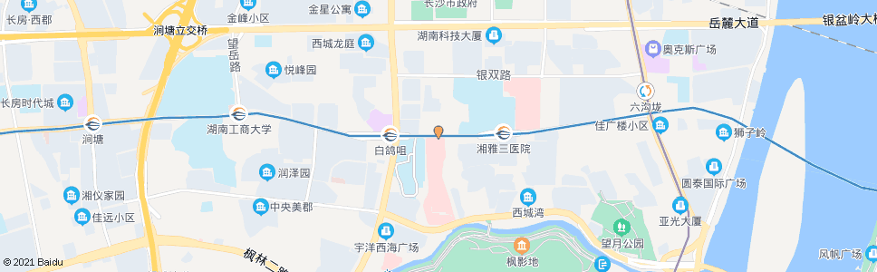 长沙省肿瘤医院_公交站地图_长沙公交_妙搜公交查询2024