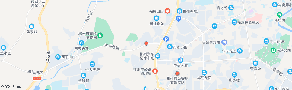 郴州骆仙菜市场_公交站地图_郴州公交_妙搜公交查询2025