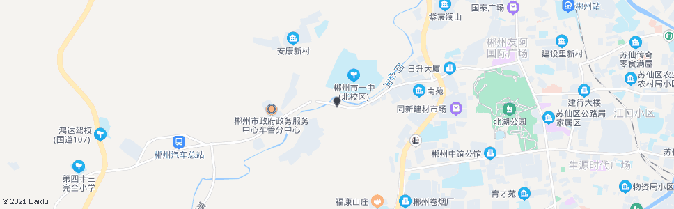 郴州同心桥_公交站地图_郴州公交_妙搜公交查询2025